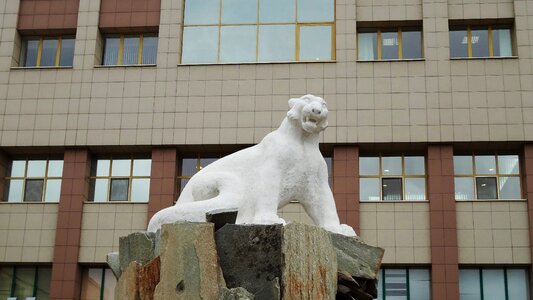 Architecture monument leopard