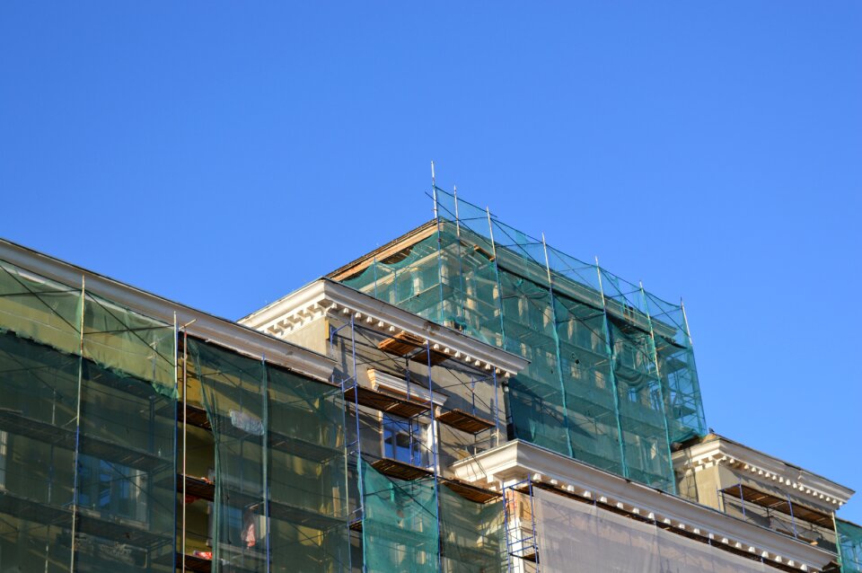 Restoration building scaffold