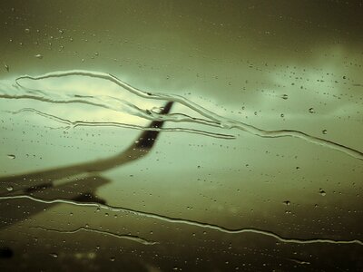Wet flying cloud