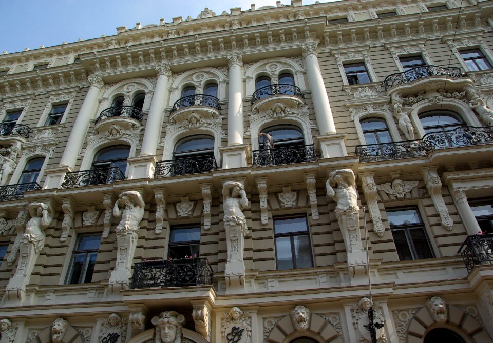 Riga baroque facades