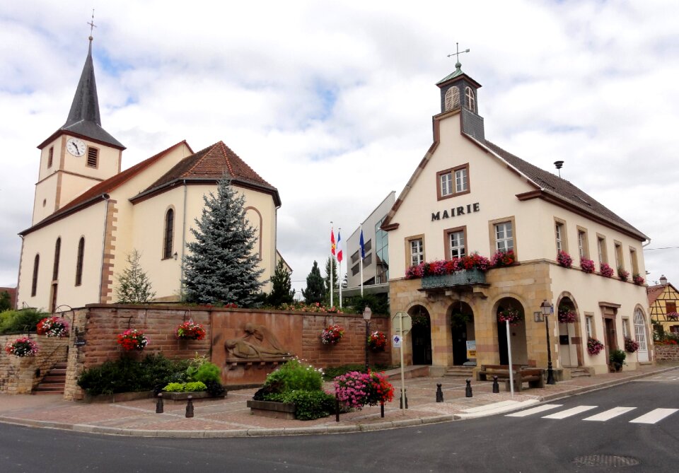 Protestant church town hall administration