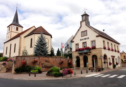 Protestant church town hall administration