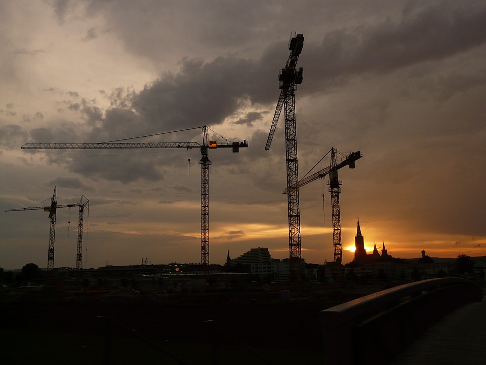 Build site construction work