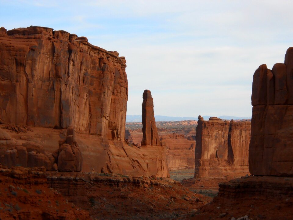 Landscape canyon desert photo