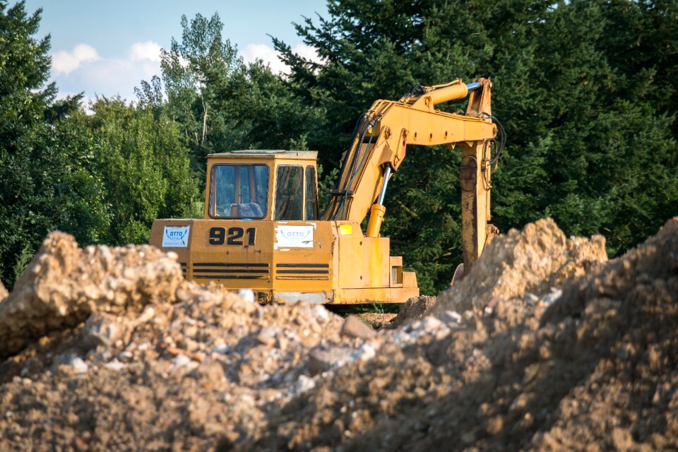 Construction work construction machine work