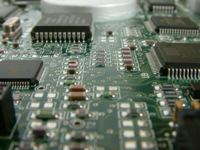 Circuit board technology chip photo