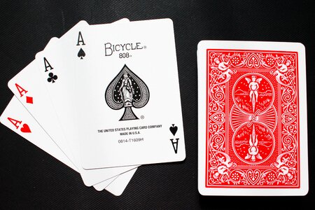 Bicycle deck ace photo