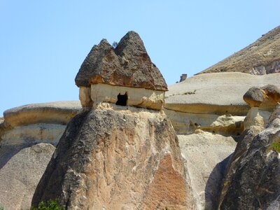 Cave dwellings cappadocia photo