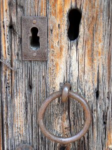 Door bolt wood