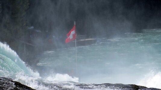 Spray enormous switzerland photo