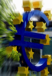 Euro sign finance money