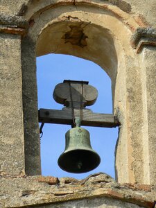 Structure bell tower old photo