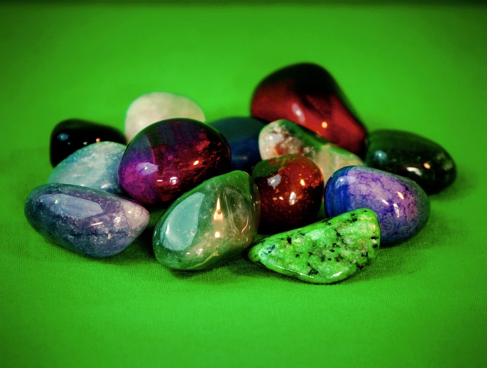 Polished smooth rocks