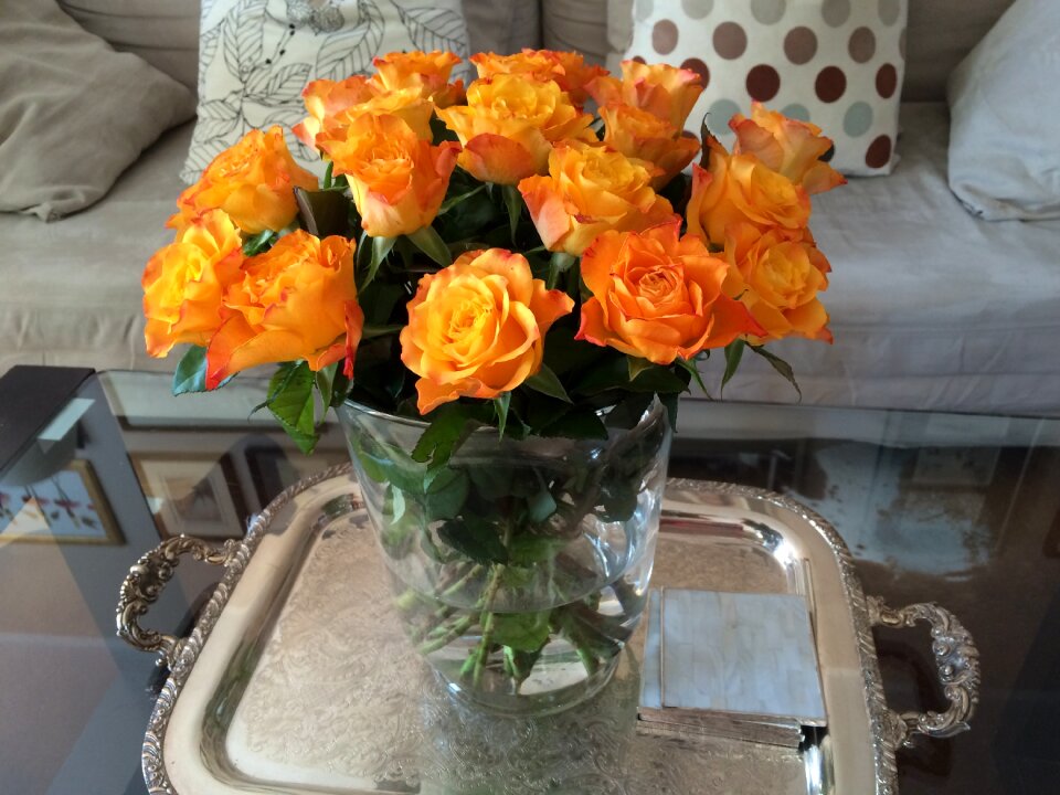 Vase flowers bouquet of flowers