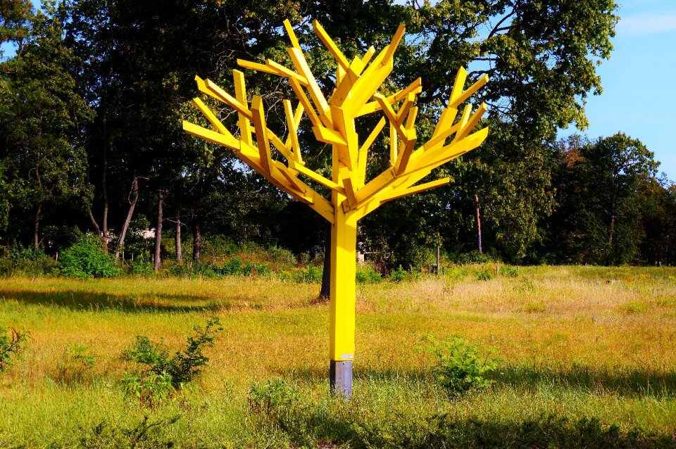 Wood model craft yellow