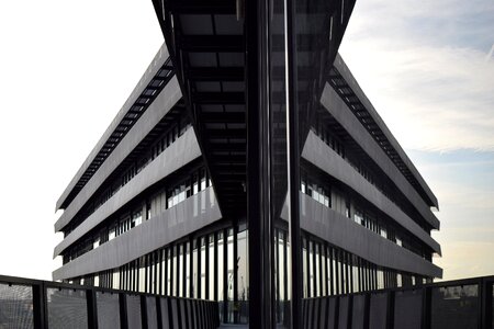 Facade modern mirror