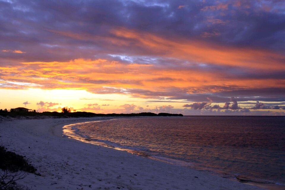 Sand sunset vacation