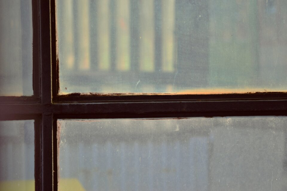 Reflection glass old