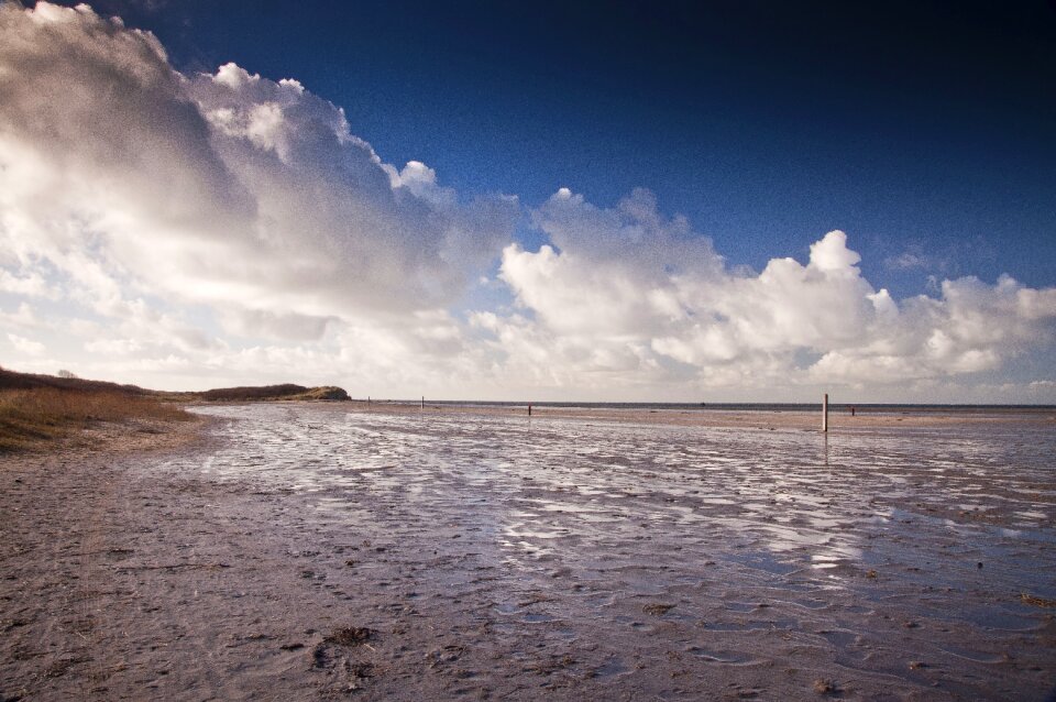 Ocean landscape horizon