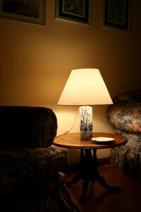 Night watchman small table armchairs photo