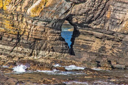 Mood sea cliffs photo