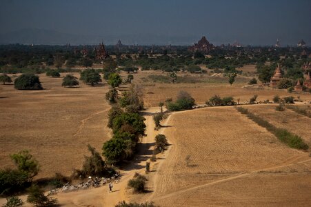 Golden land ancient pagoda