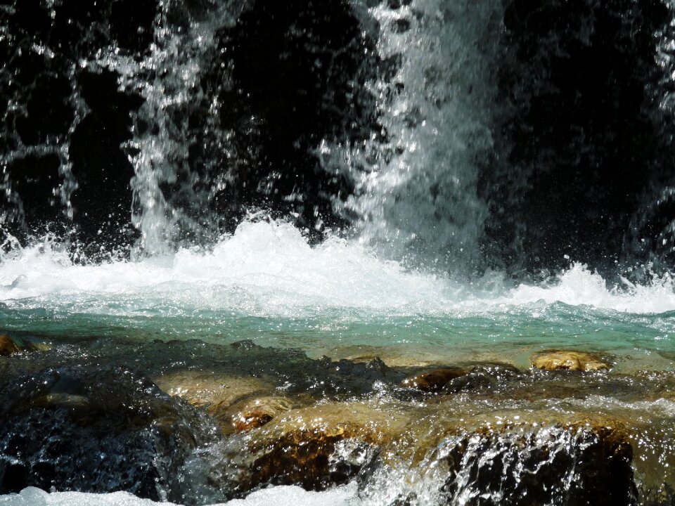 Natural water river environment