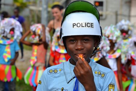 Carnival police costume