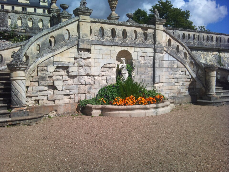 Garden castle valençay france