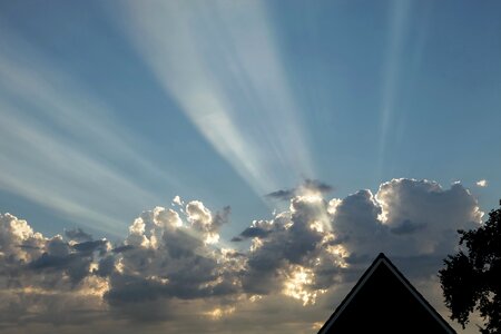 Clouds summer blue photo