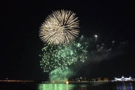 Smoke sky night