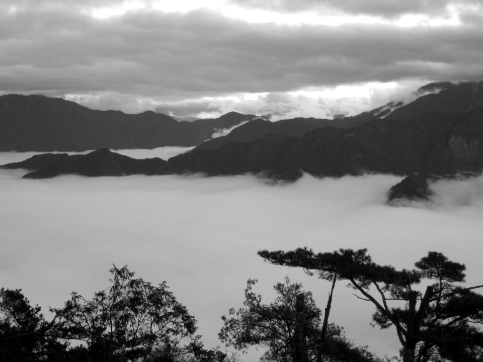 Alishan clouds below