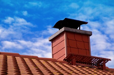 Brick housetop covered