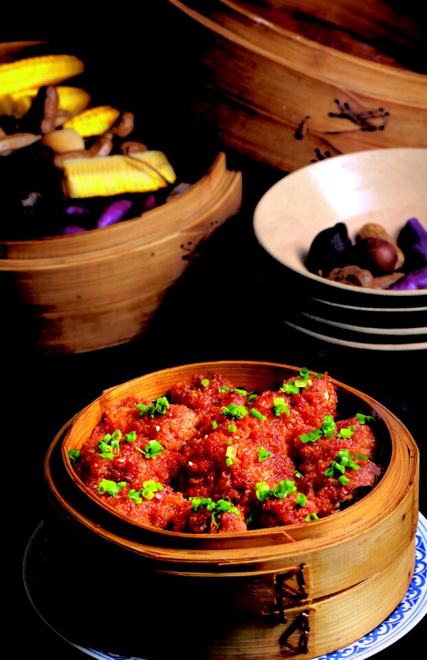 Chinese steamed pork ribs sichuan