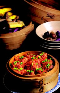 Chinese steamed pork ribs sichuan