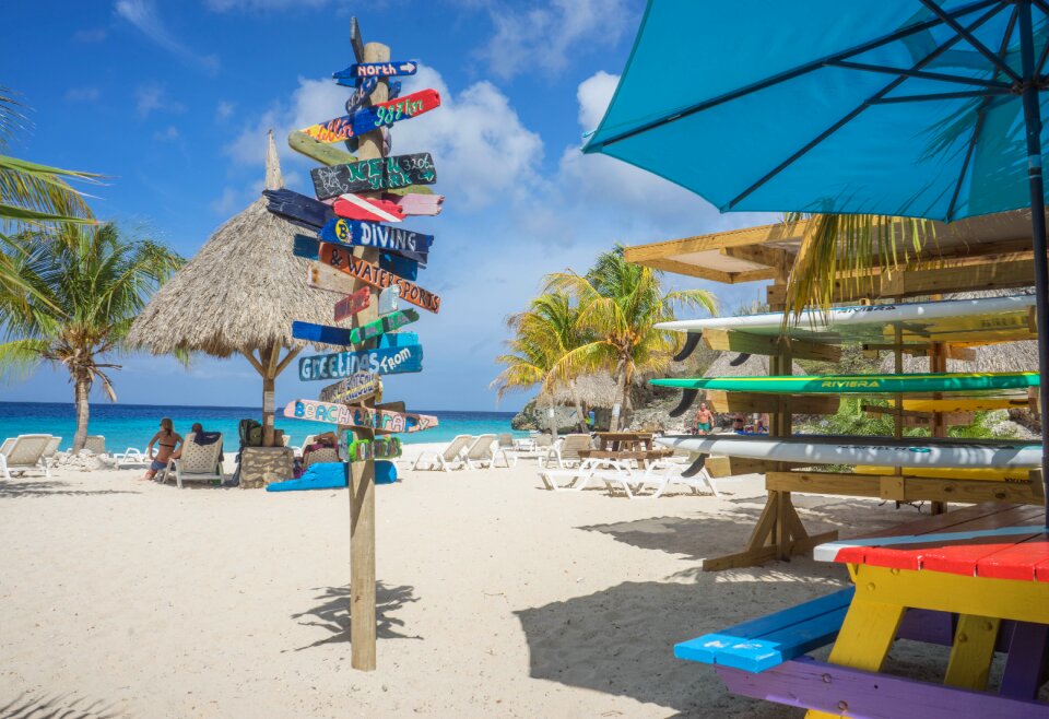 Coastline curacao sea photo