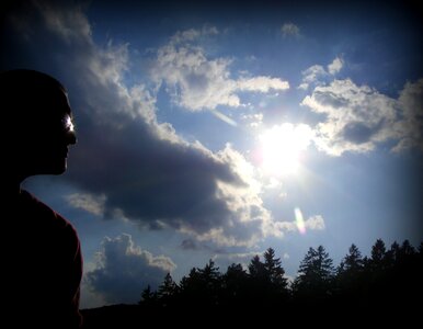 The sun glasses view