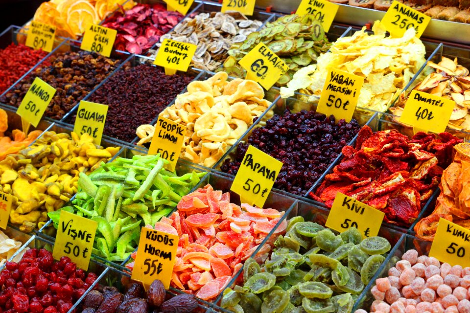 Fruit secca colors