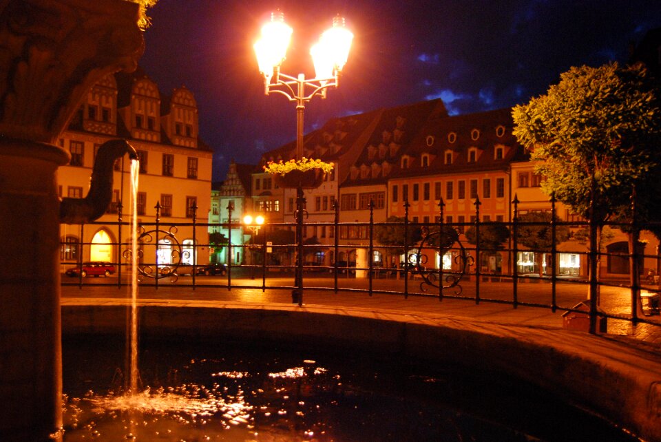 Wenceslas fountain saxony-anhalt historic center