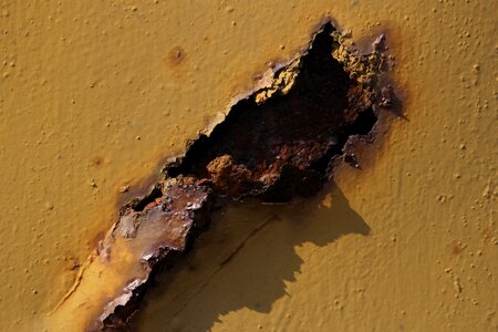 Antique weathered corrosion