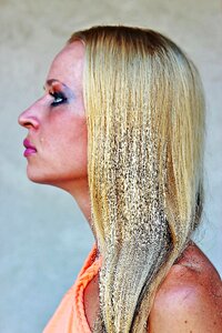 Woman makeup headdress