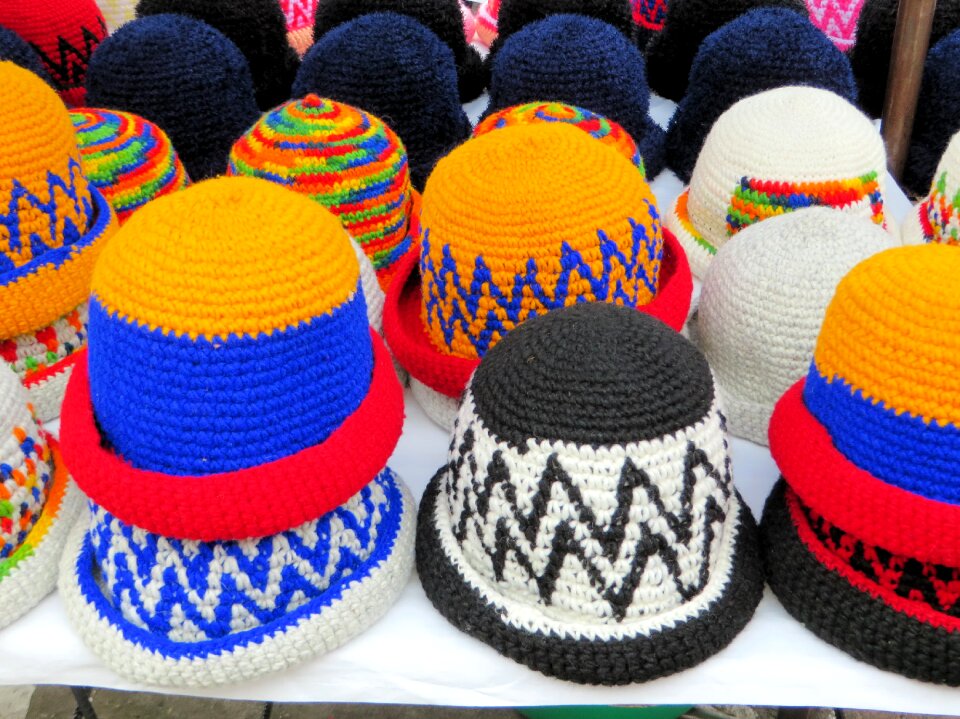 Hats traditional market