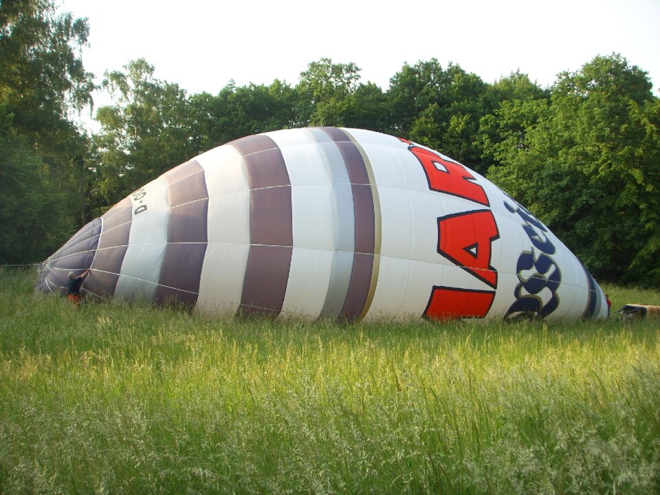 Colorful start phase balloon