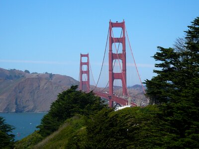 Golden gate bridge suspension bridge california