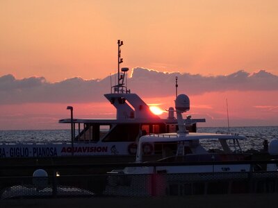 Pink purple mood sunset