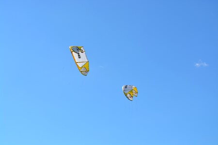 Kite flying sky
