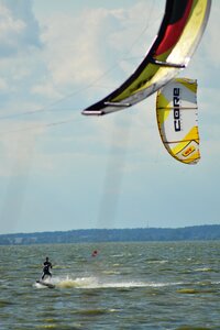 Kite flying sky photo