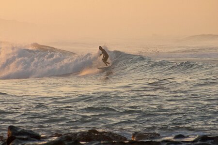 Surfer beach photo