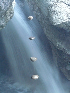Mysticism lucky stones water