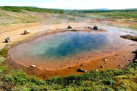 Hot springs water color
